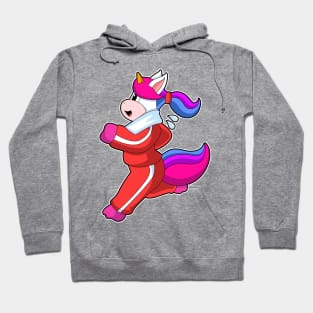 Unicorn at Running Hoodie